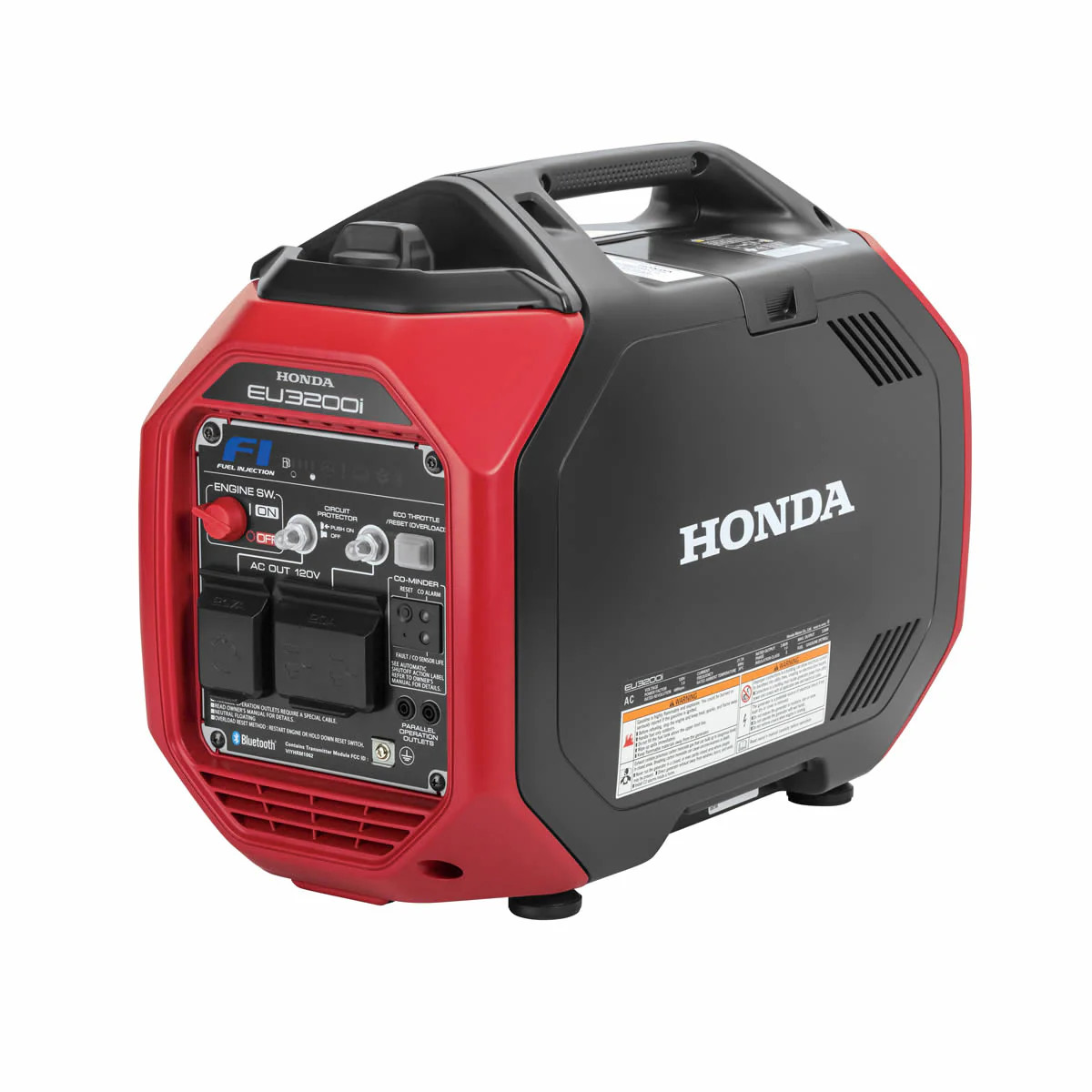 Honda EU3200 3200W Portable Gas Powered Super-Quiet Compact Inverter Generator