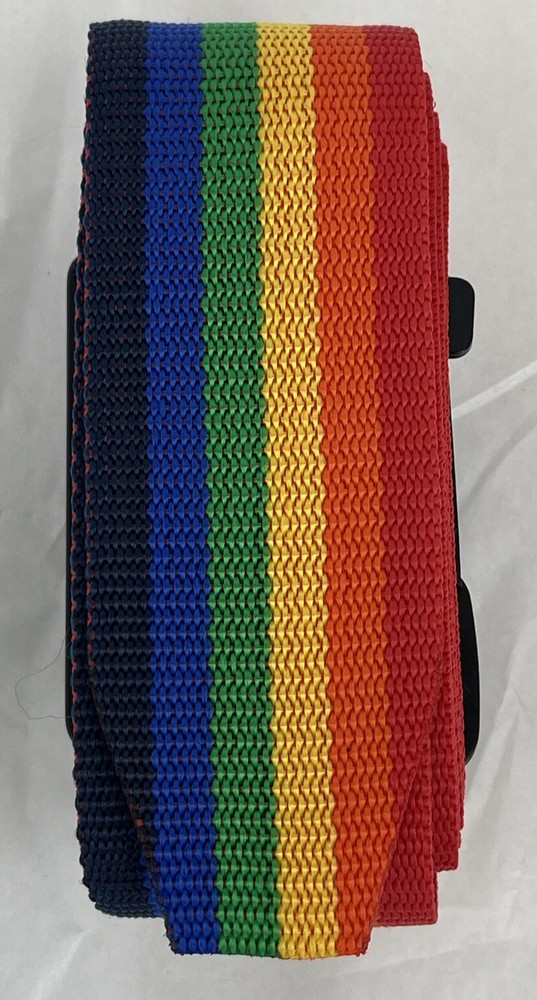 L.L. Bean Rainbow Adjustable Combination Lock Suitcase Luggage Strap