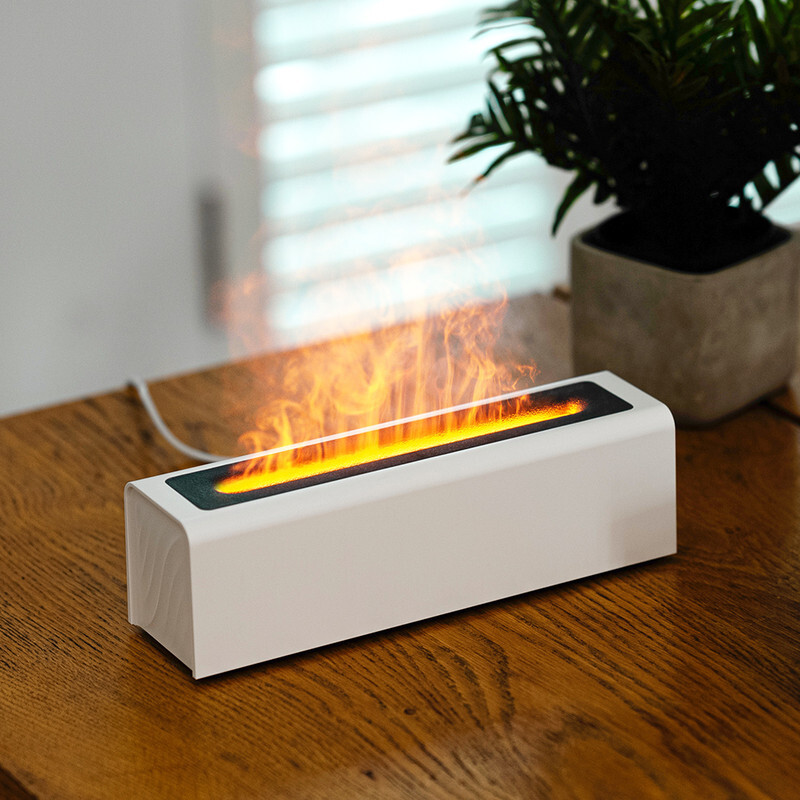 Flame Diffuser for Essential Oils 150ml Ultrasonic Aroma Diffusers Type-c Cable