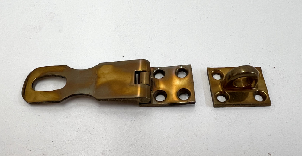Bronze 2-3/4 X 1" Solid Brass Hasp Hinge