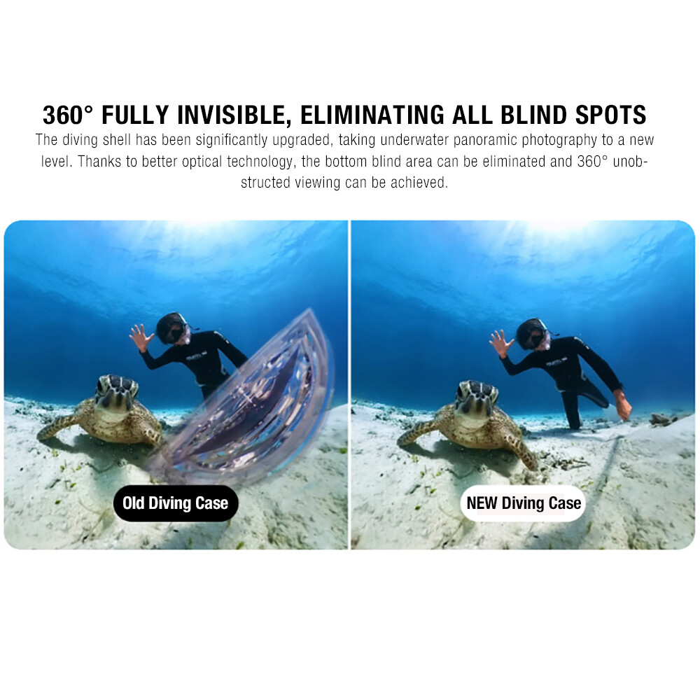 50M Camera Underwater Waterproof Case Diving Shell Protective For Insta360 X3