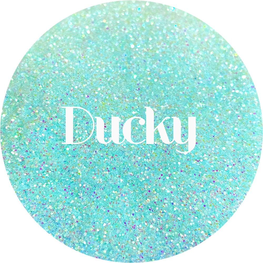 Premium Polyester Glitter - Mint Teal Aqua Iridescent