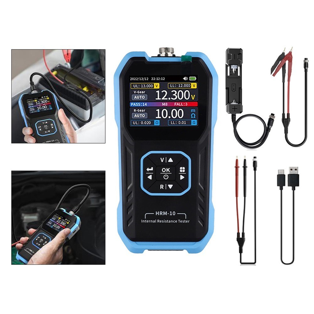 Advanced Internal Resistance Meter HRM10 for Accurate Voltage Readings
