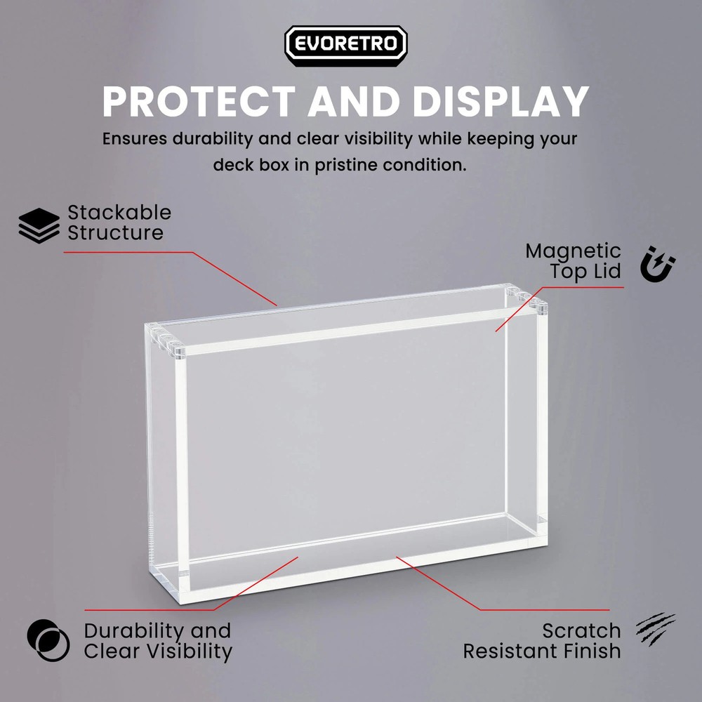 Acrylic Case Display for Lorcana Booster Box