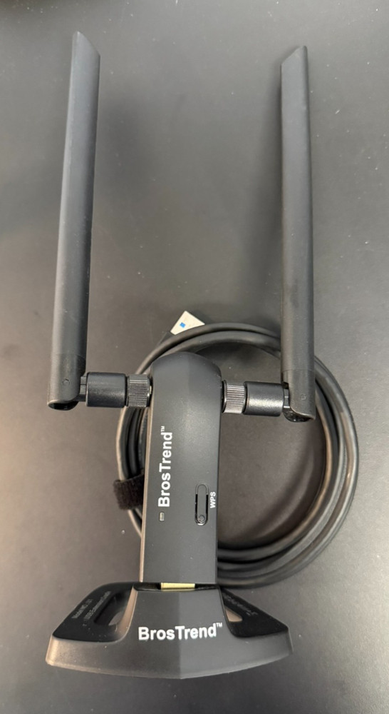 BrosTrend AC3 USB Wireless Internet Adapter - Model AC3 Version 2 (0895)