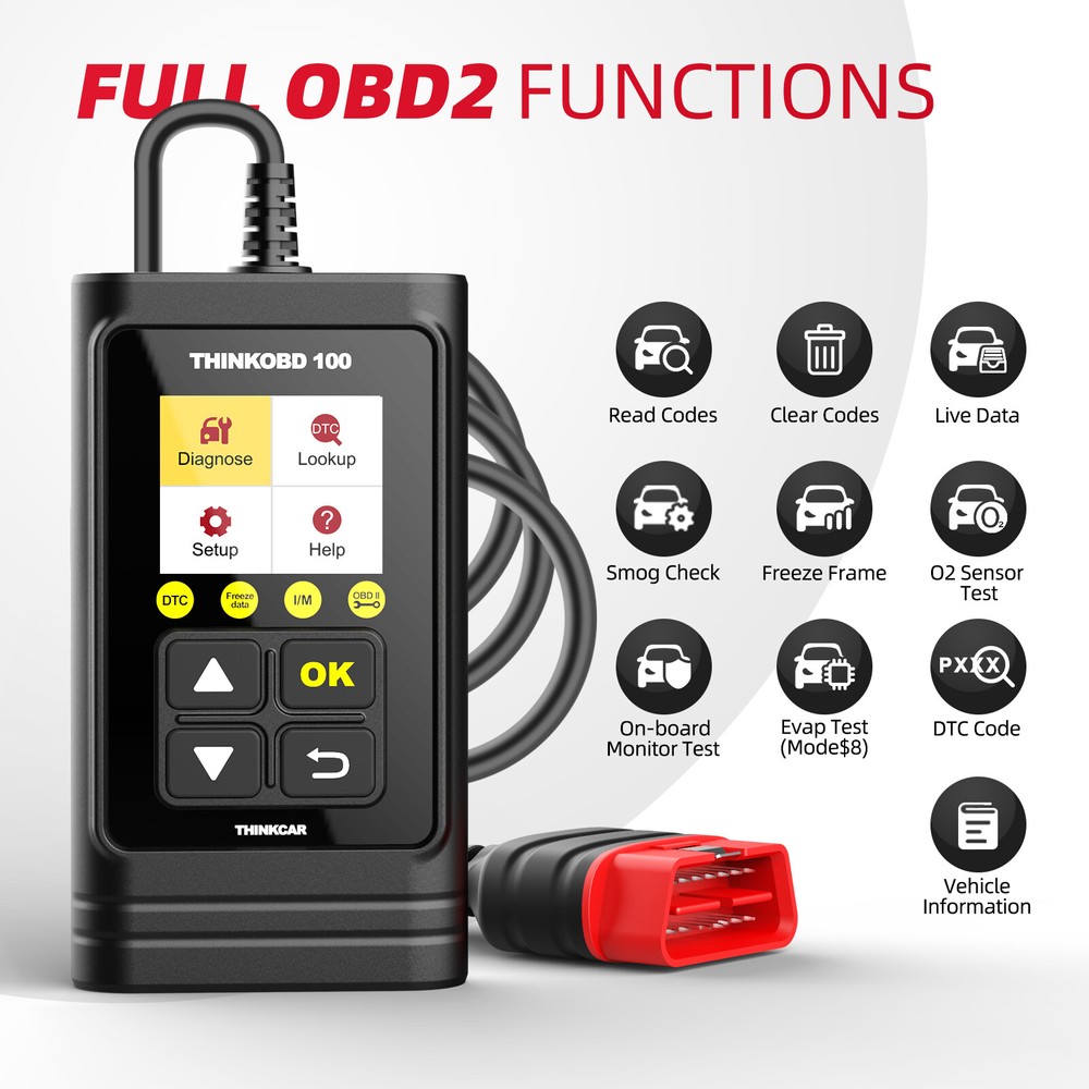 Thinkcar ThinkOBD 100 OBD2 Scanner Car Fault Code Reader Diagnostic Tool US