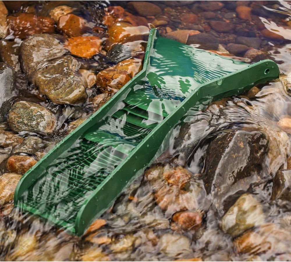 Compact 12" Gold Sluice Box - Ultimate Solution for Backyard Prospecting