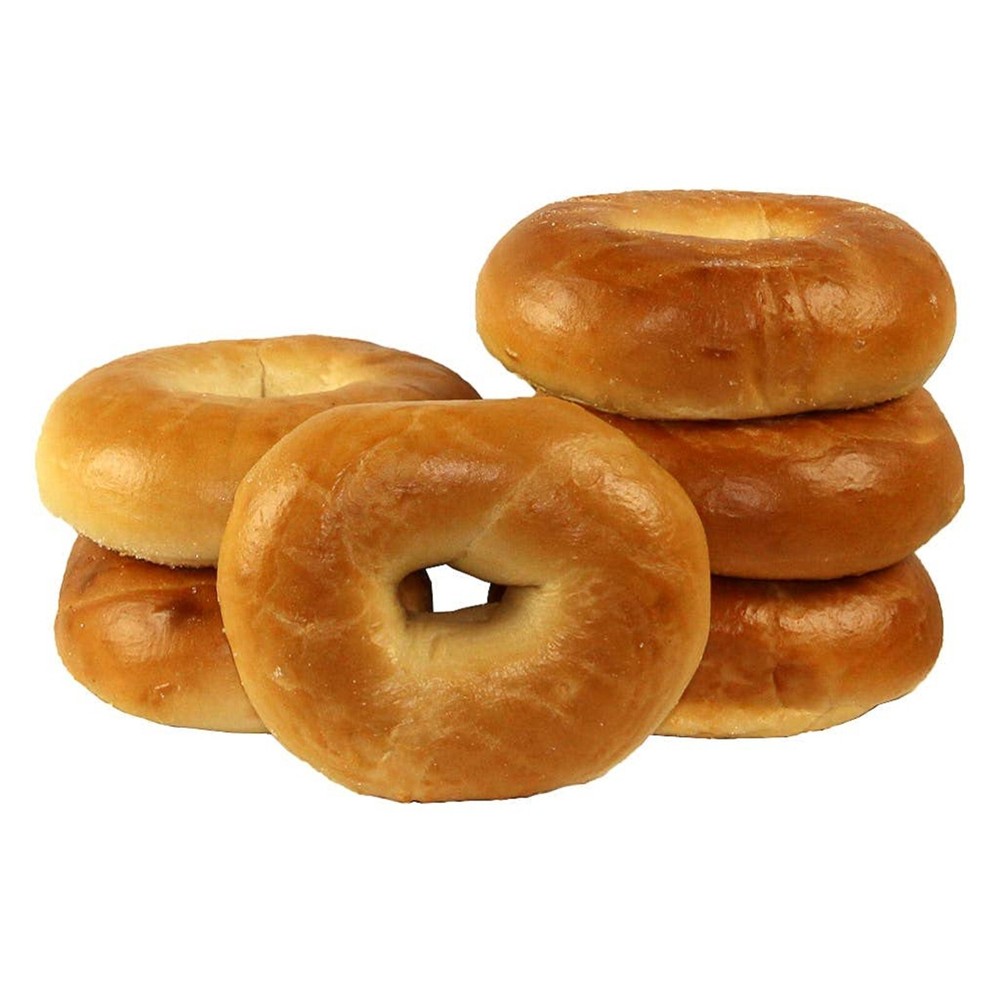 Authentic NYC Plain Bagels 1 Dozen