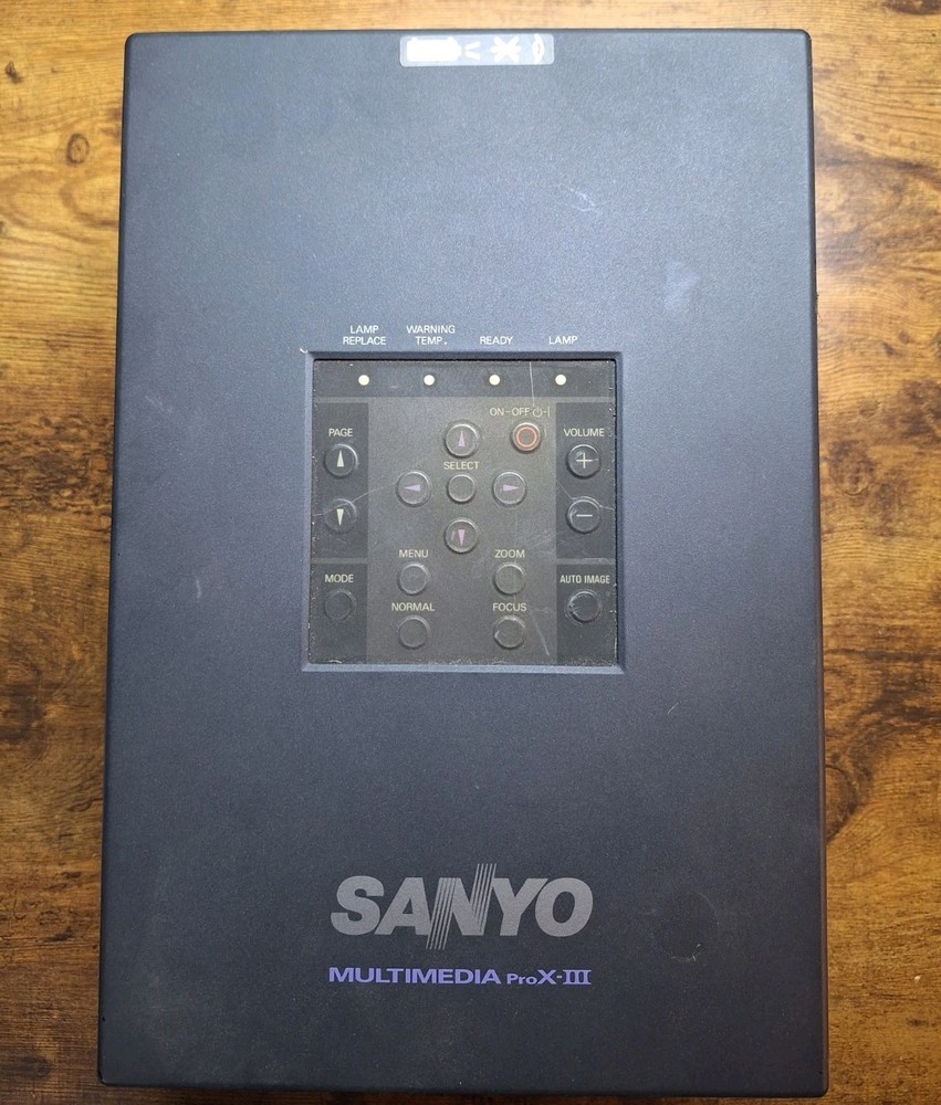 Sanyo Multimedia Pro X-III Video Projector (Untested, Needs Power Cord)