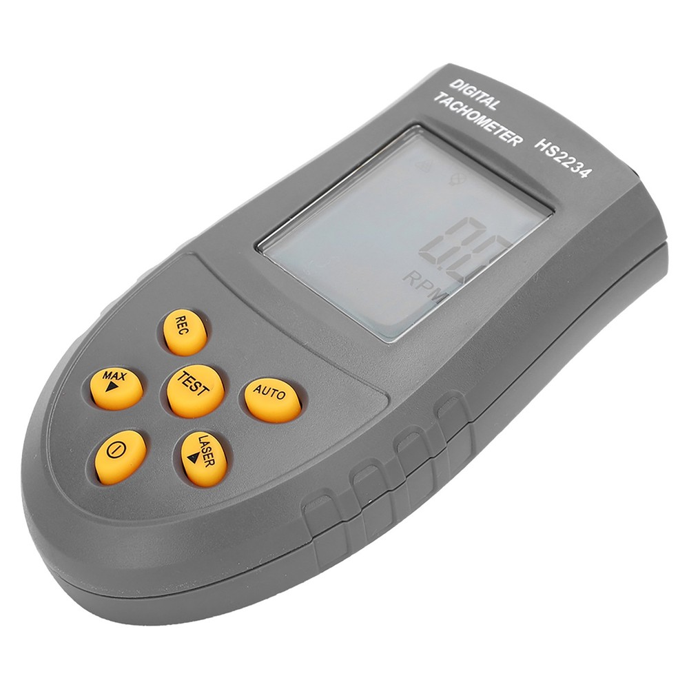 Black HS2234 Tachometer Non Contact Digital Display Speedometer Digital