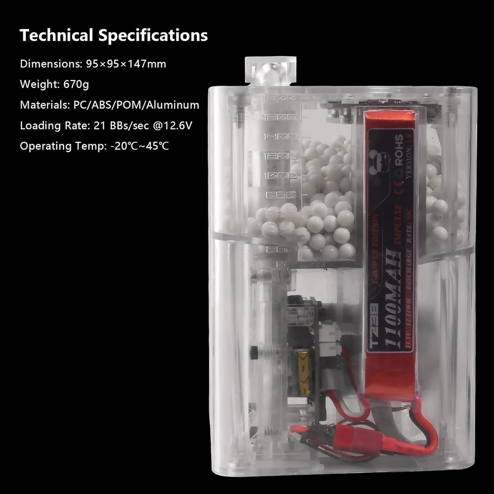 Smart Auto Loader PRO Edition – Airsoft Magazines Electric BB Speed Loader PRO