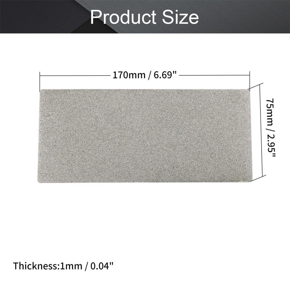 80-3000 Grit Square Diamond Stone Knife Sharpening Plate Whetstone Grinding Tool