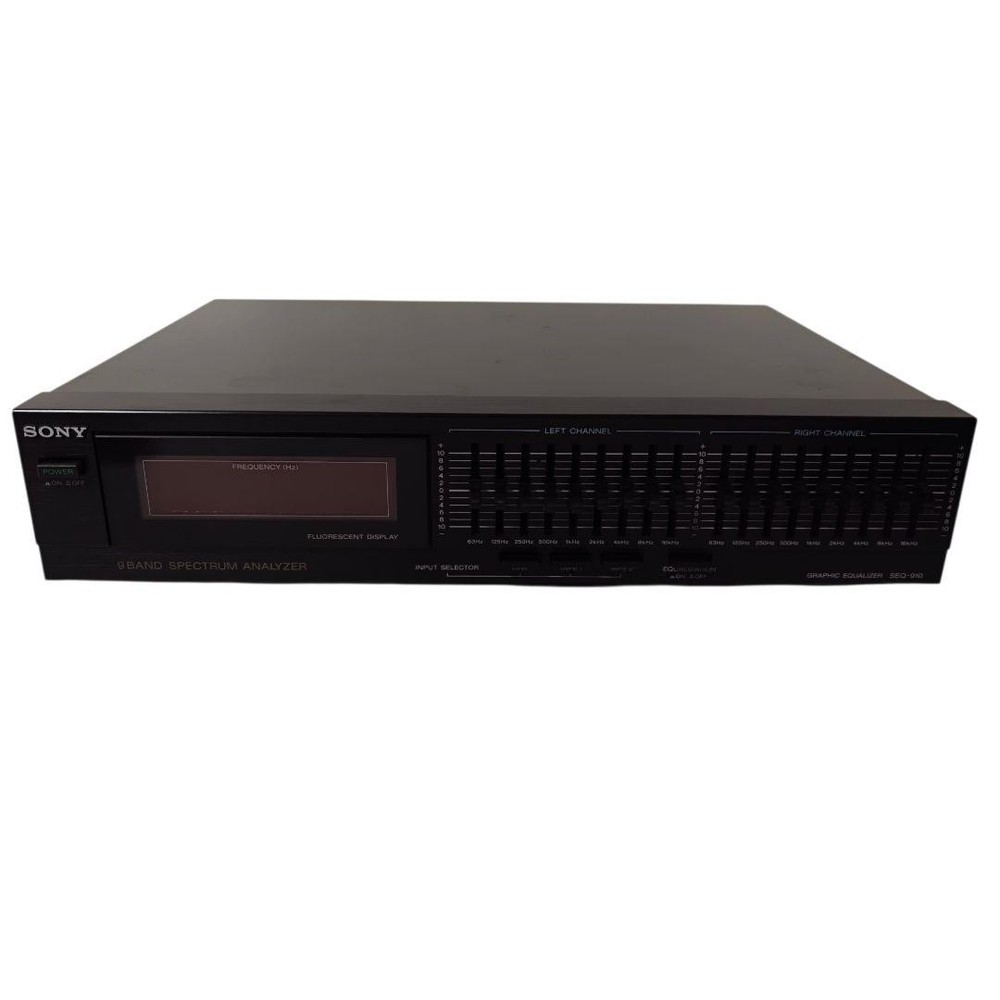 SONY SEQ-910 Graphic Equalizer 9 Band Spectrum Analyzer Audio AC 100V Tested