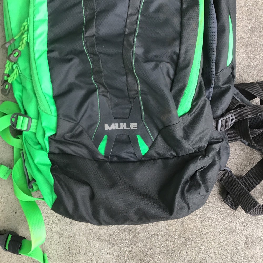 CamelBak M.U.L.E. Hydration Backpack Black Green (Bladder Not Included)