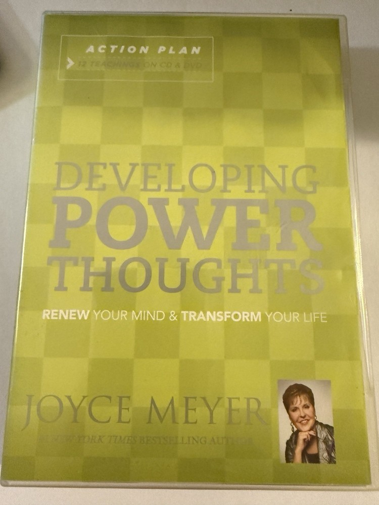 Joyce Meyer - Developing Power Thoughts - CD & DVD (6-Disc Set) Cards Included