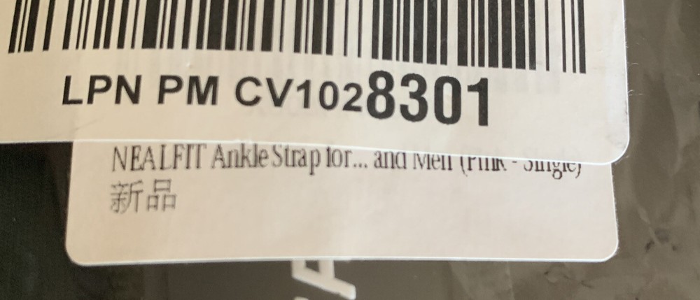 NEALFIT Ankle Strap for Workouts Pink Single Strap