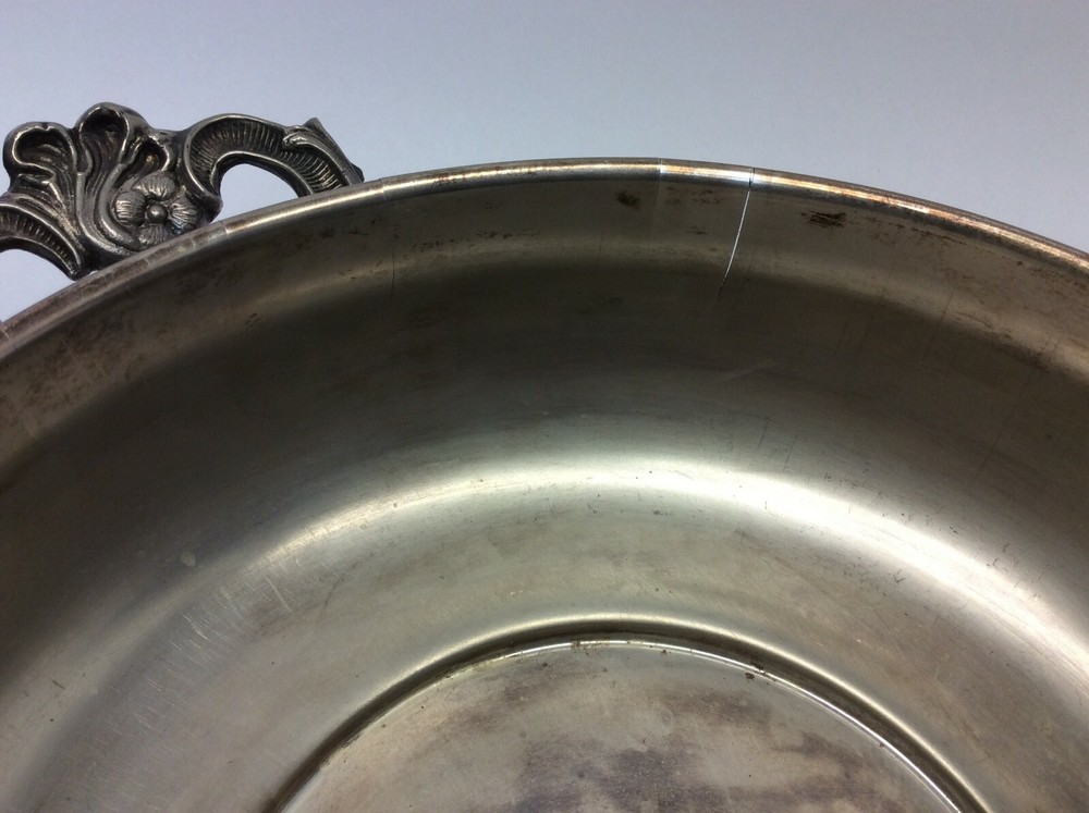 Used Meneses Orfebres Spain Kent Silversmith EP Brass Silverplate Serving Bowls