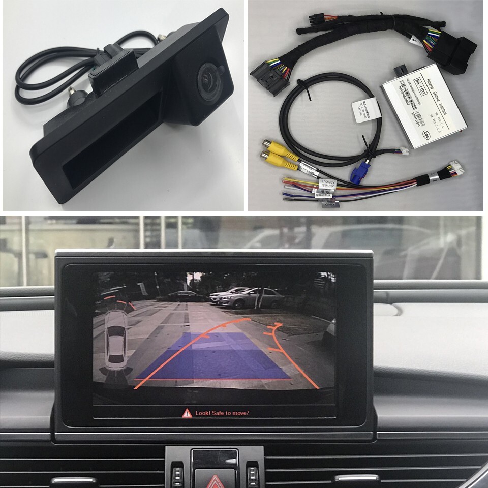For Audi A5 B8 2011 Reverse Backup Camera Interface Kit With Parking Guidelines