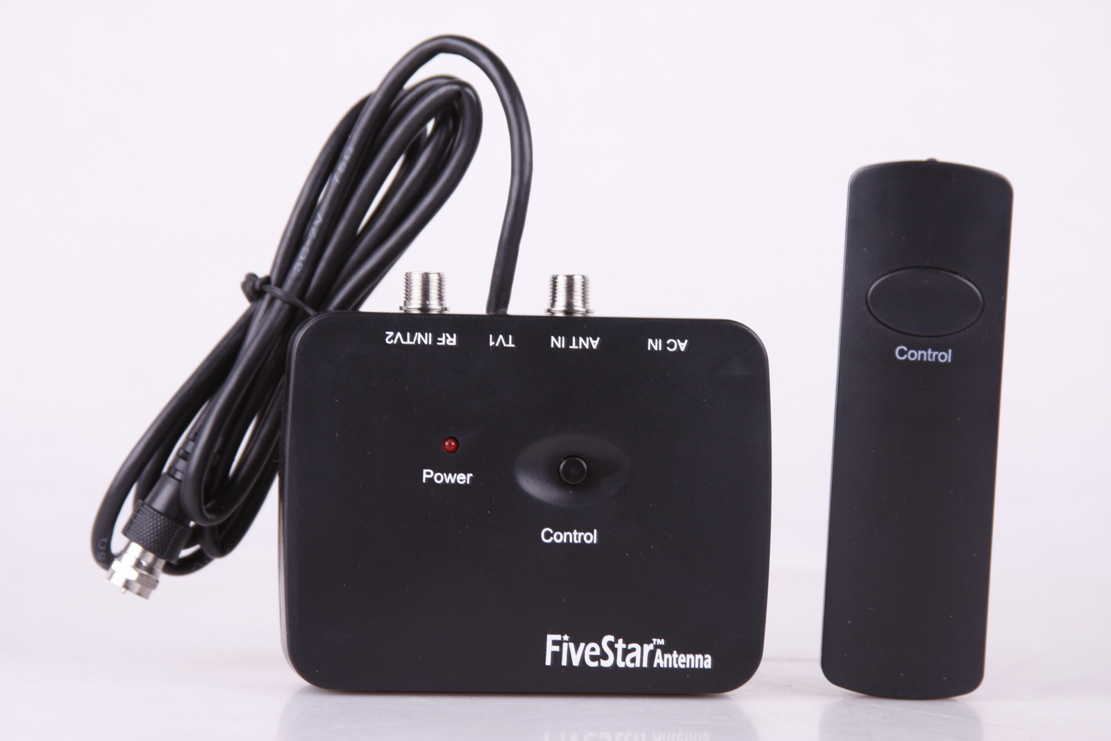 Outdoor Antenna 150 Mile 360 Degree Rotation OTA Amplified HDTV Antenna for 2TVs