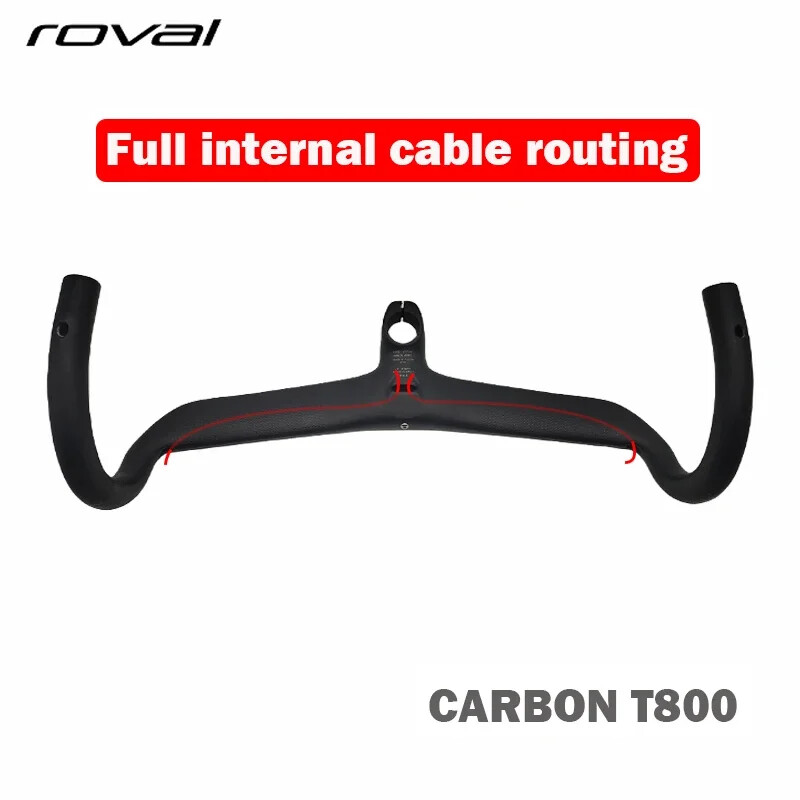 Full Internal Cable Routing Road Bicycle Handlebar Carbon Integrated Cockpit Bar