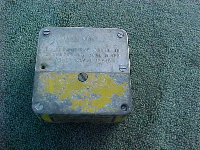 Vintage Coal Mining Detonator / Galvanometer for Blasting Machine Pennsylvania