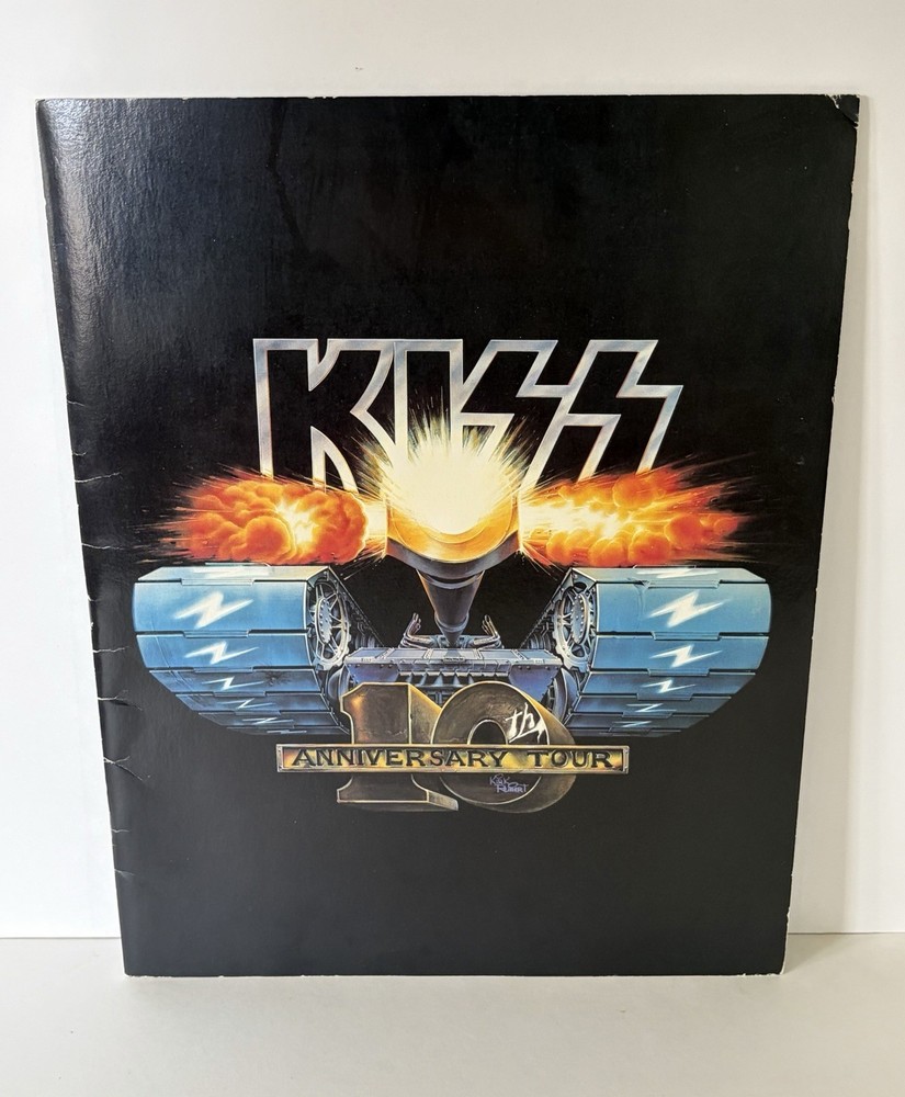 Kiss Creatures of The Night 10th Anniversary Tour Book Original VTG 1982/83 Rare