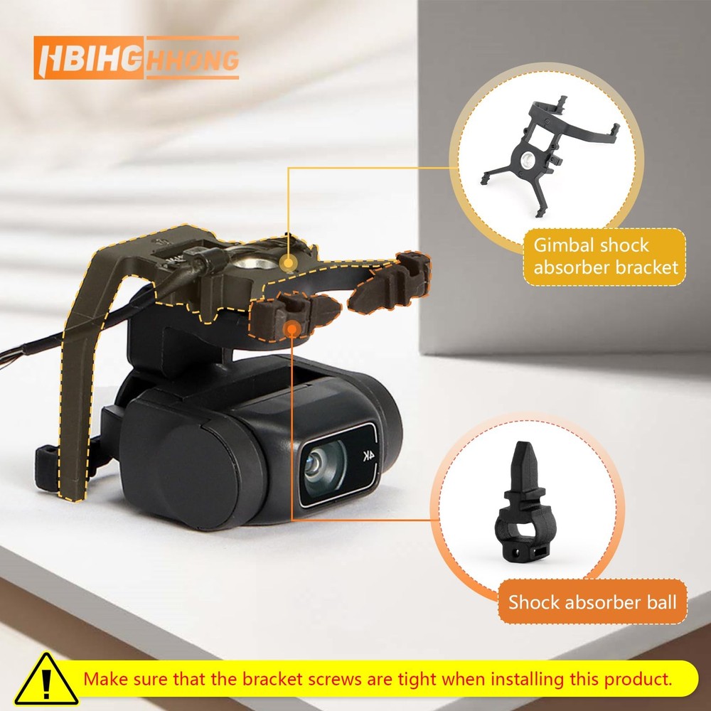 Replacement for DJI MiNi 2 Gimbal Camera Shock Absorber Bracket with Shock...