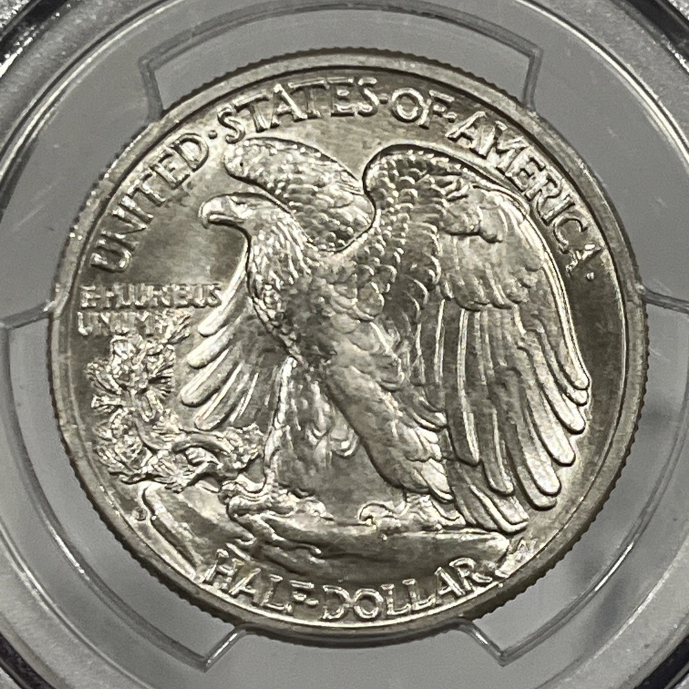 1943-D Walking Liberty Half Dollar MS66 PCGS