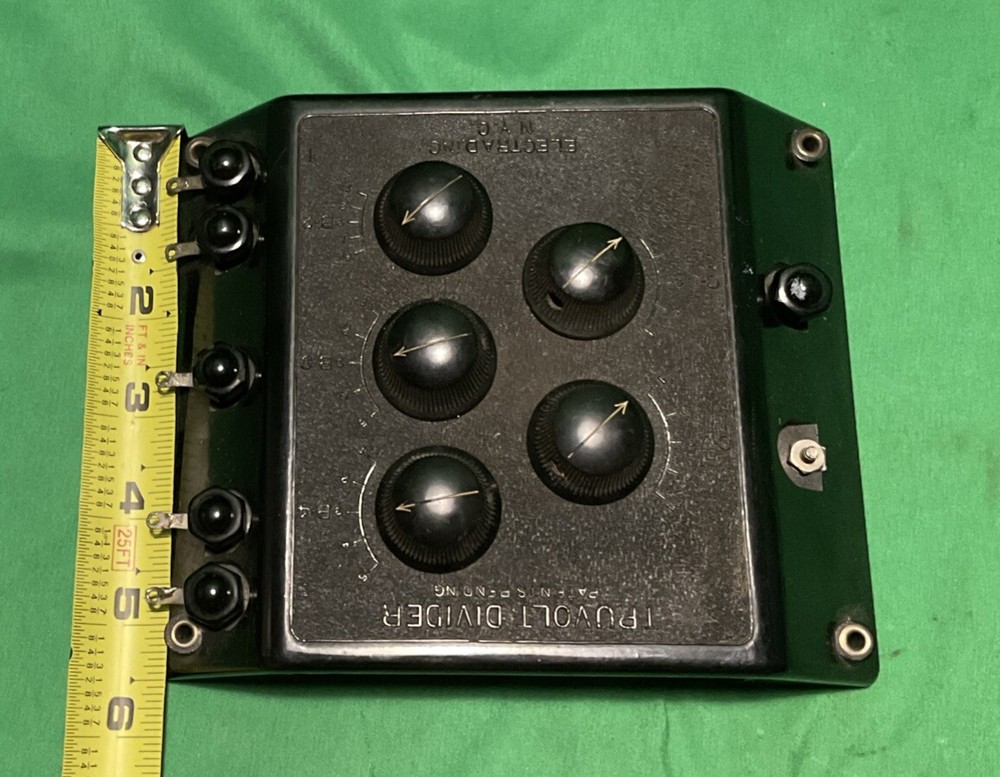 Vintage ELECTRAD .INC - TRUVOLT DIVIDER- PATENTS PENDING UNTESTED