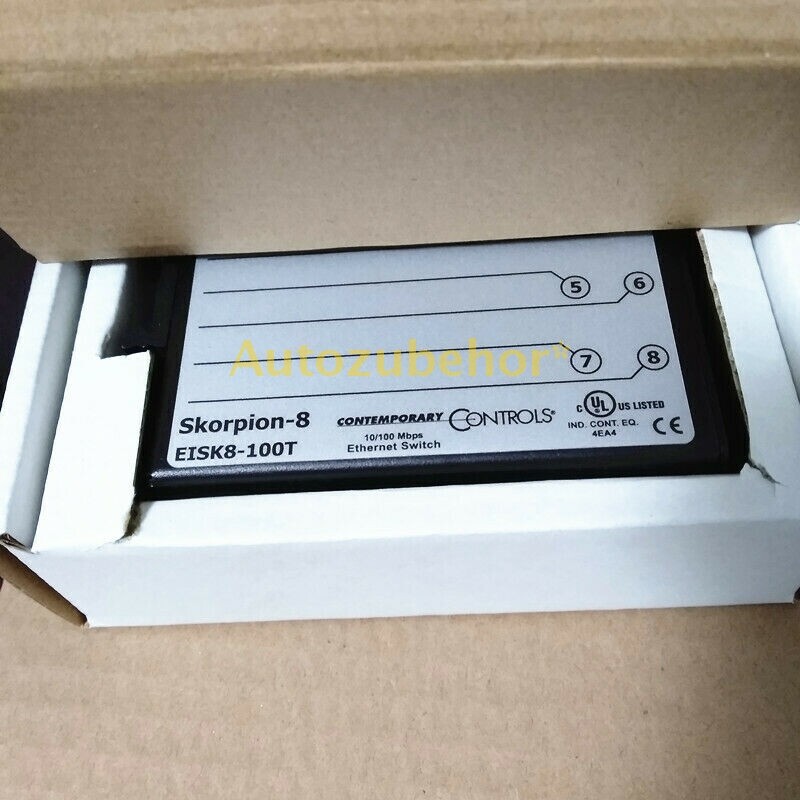 1PCS New EISK8-100T CTRLink Skorpion 8 Port 10/100 Switch Ring Network Setting