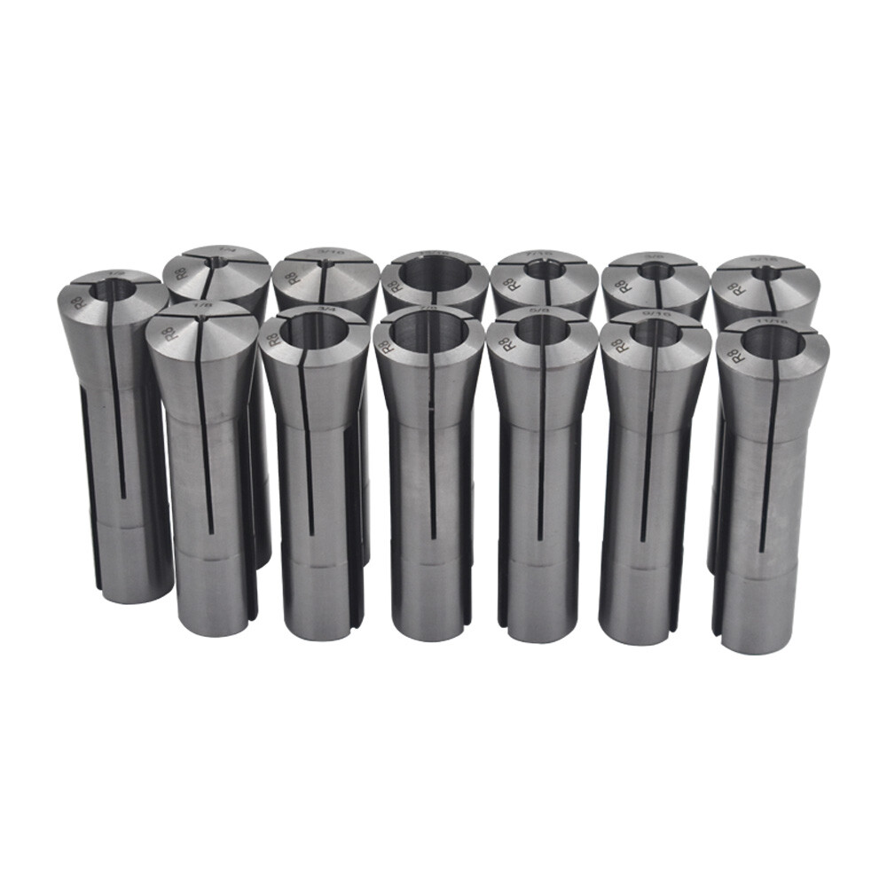 13 Pcs Precision R8 Collet Set Mill Collets Set – Collets For Mill Machine