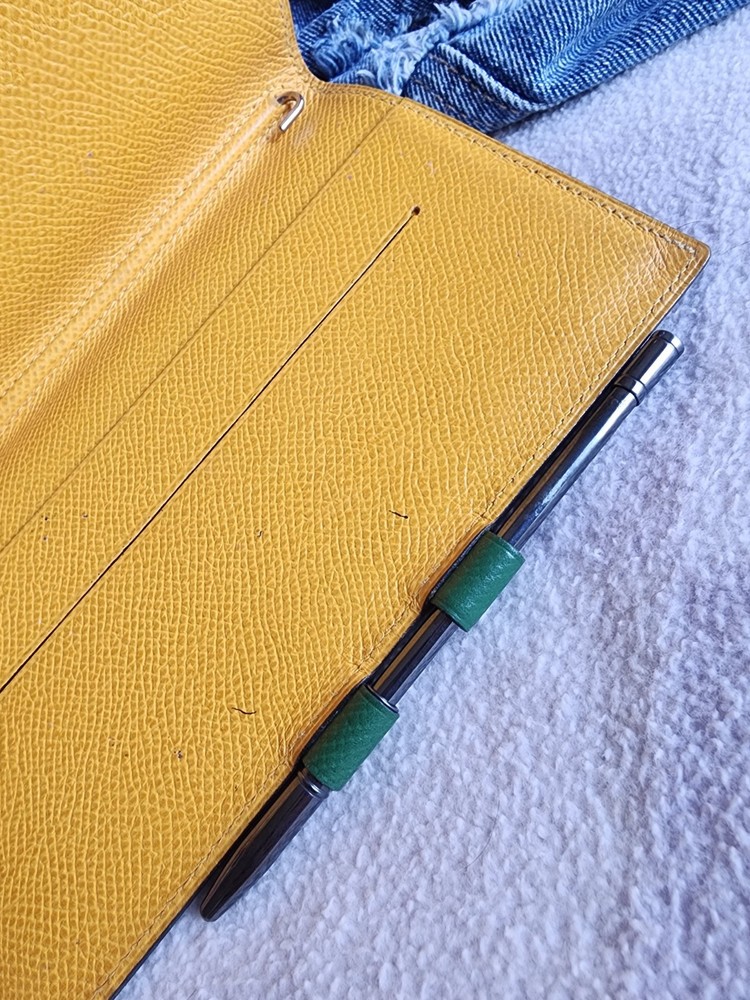 Authentic Hermes Two-tone Agenda Cover