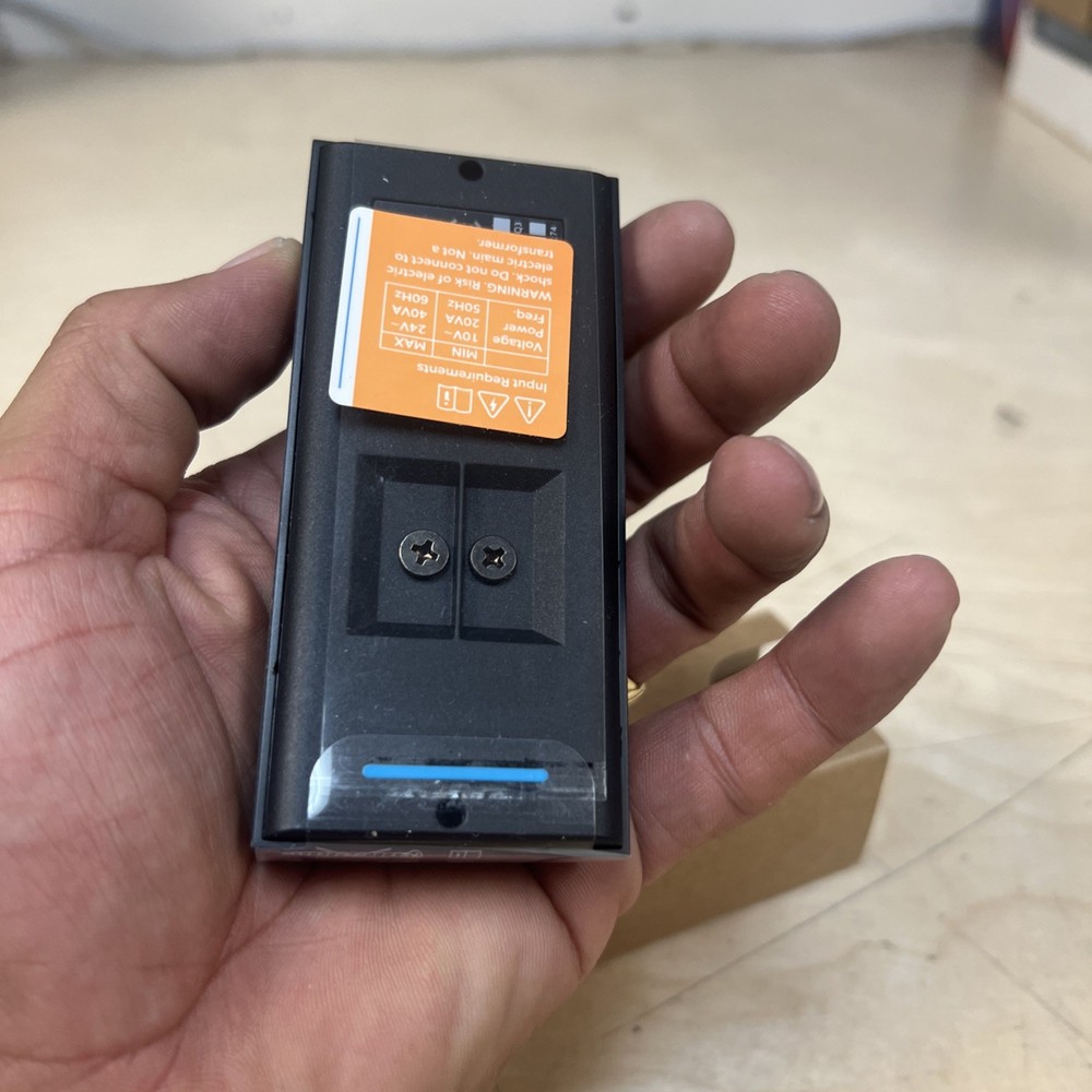 Ring Video Doorbell Wired Motion Activated Visual Alert Black
