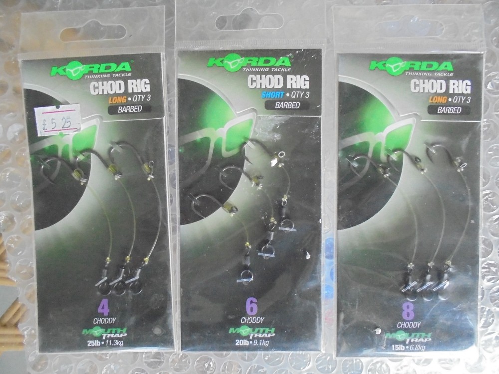 KORDA Chod rigs ( 3 packets )