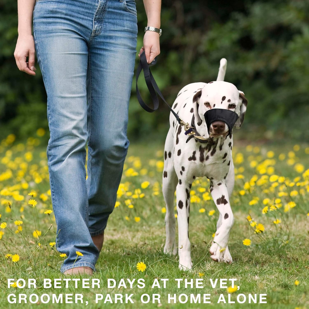 Breathable Nylon Cloth Safety Muzzle (Large)