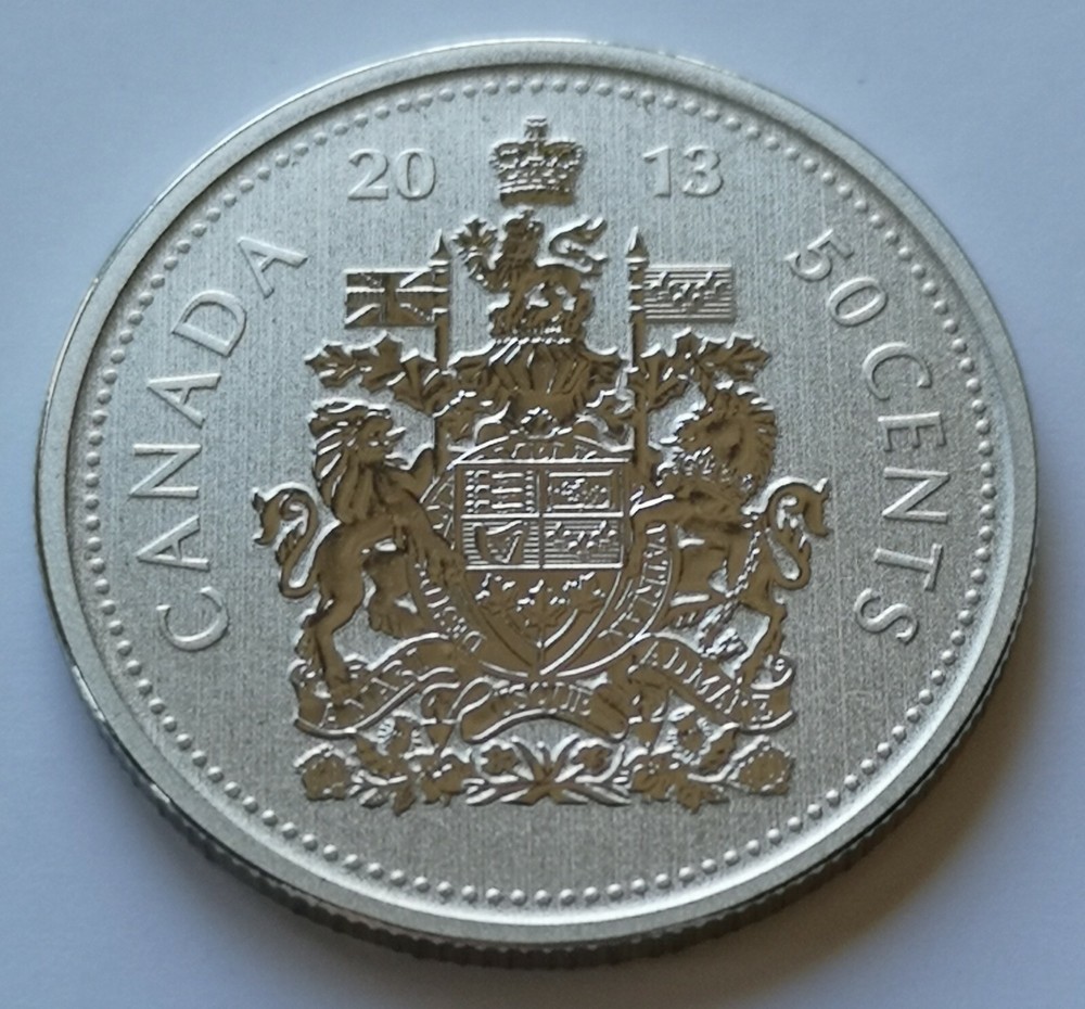 *** CANADA  50  CENTS  2013 ***  SPECIMEN  ***