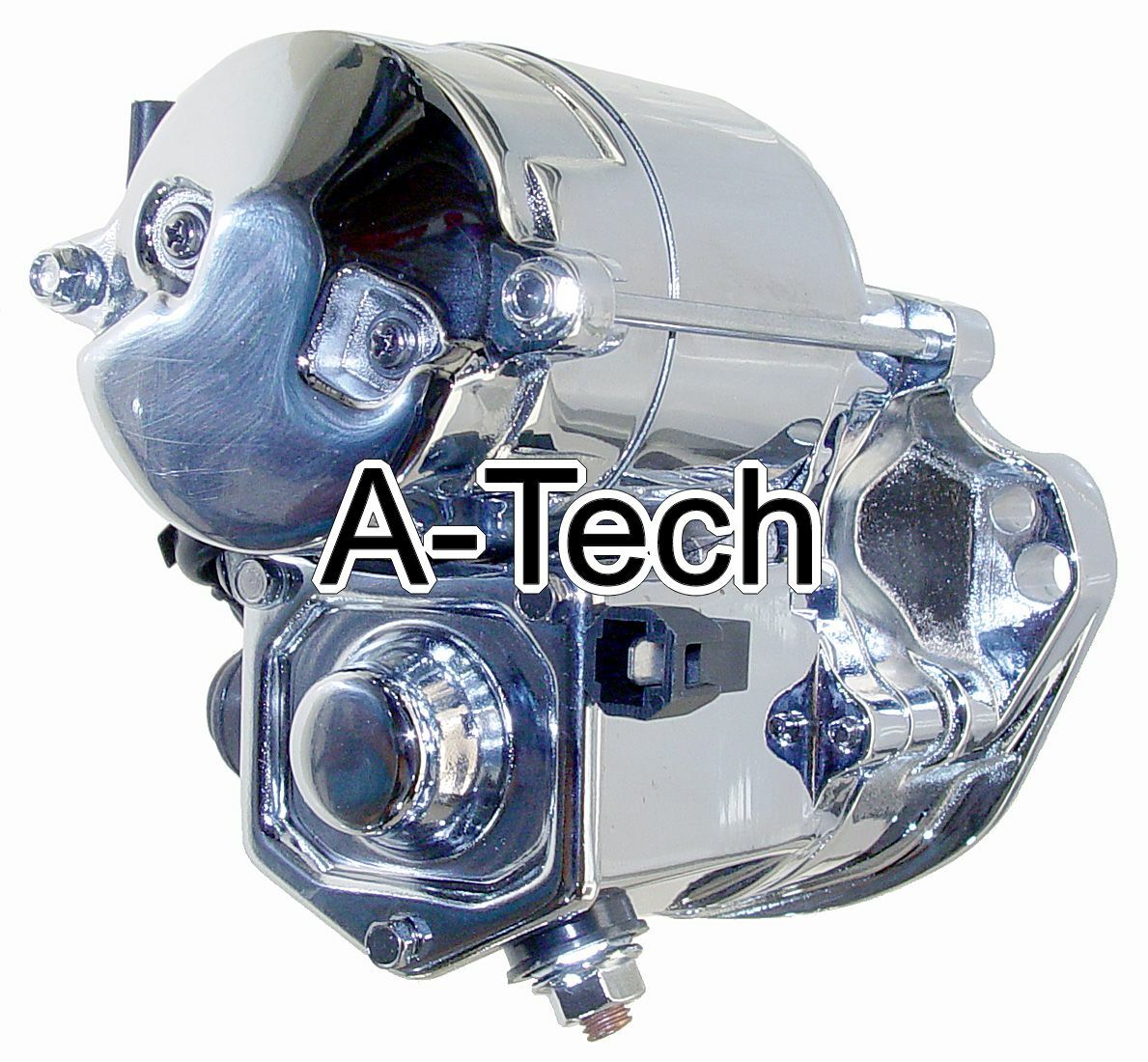 Chrome Starter for 89-93 Harley Davison BIG TWIN 1/4-20 thread