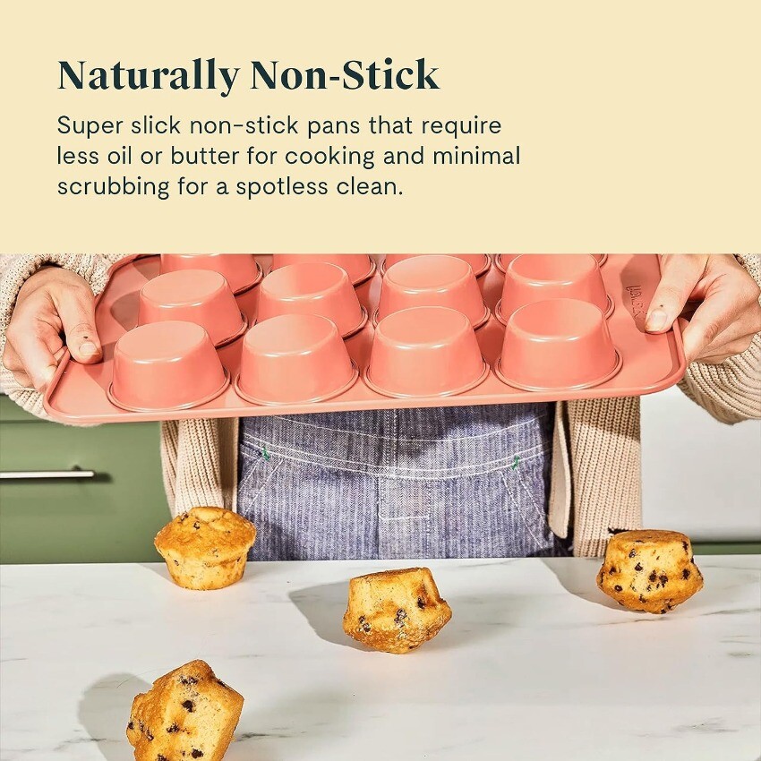 Caraway Nonstick Ceramic Bakeware Set (5 Pieces) - Baking Sheets special offer
