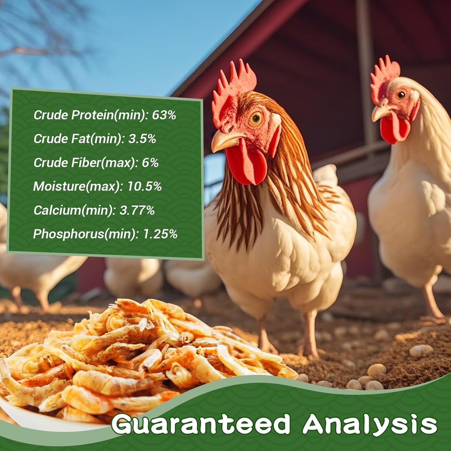 Dried River Shrimp High Protein Freeze Red Dried Shrimp All Natural Bird Food