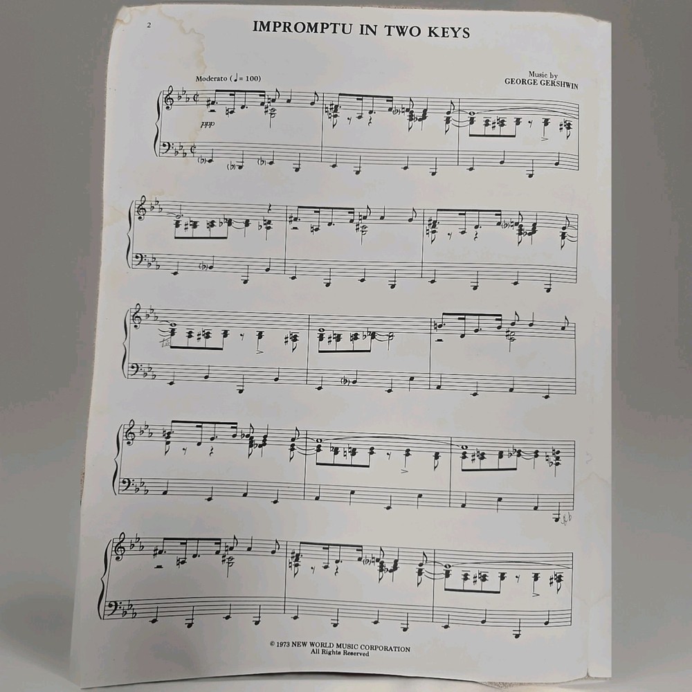 Impromptu In Two Keys, Gershwin