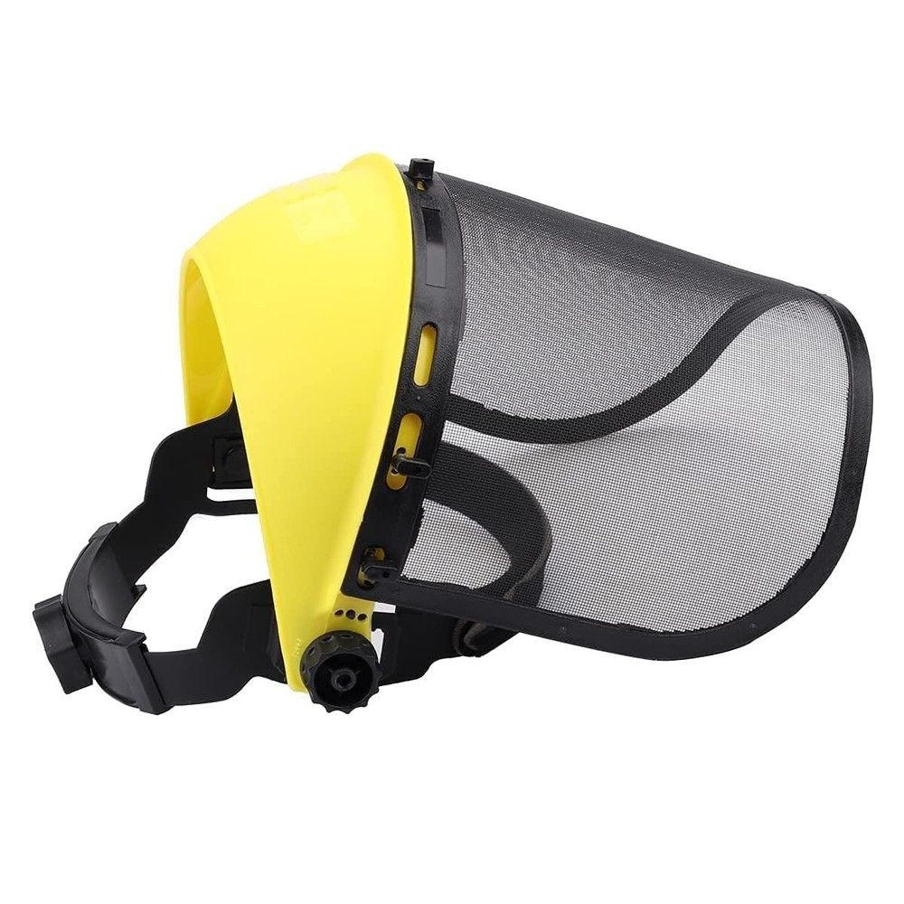 Safety Face Shield with Mesh Visor for Weed Eating Whacking Yard Work Chainsa...
