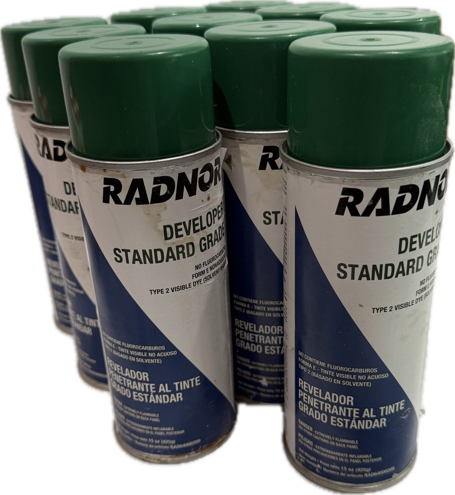 10 Cans Radnor 64000209 15 Ounce Standard Grade Developer