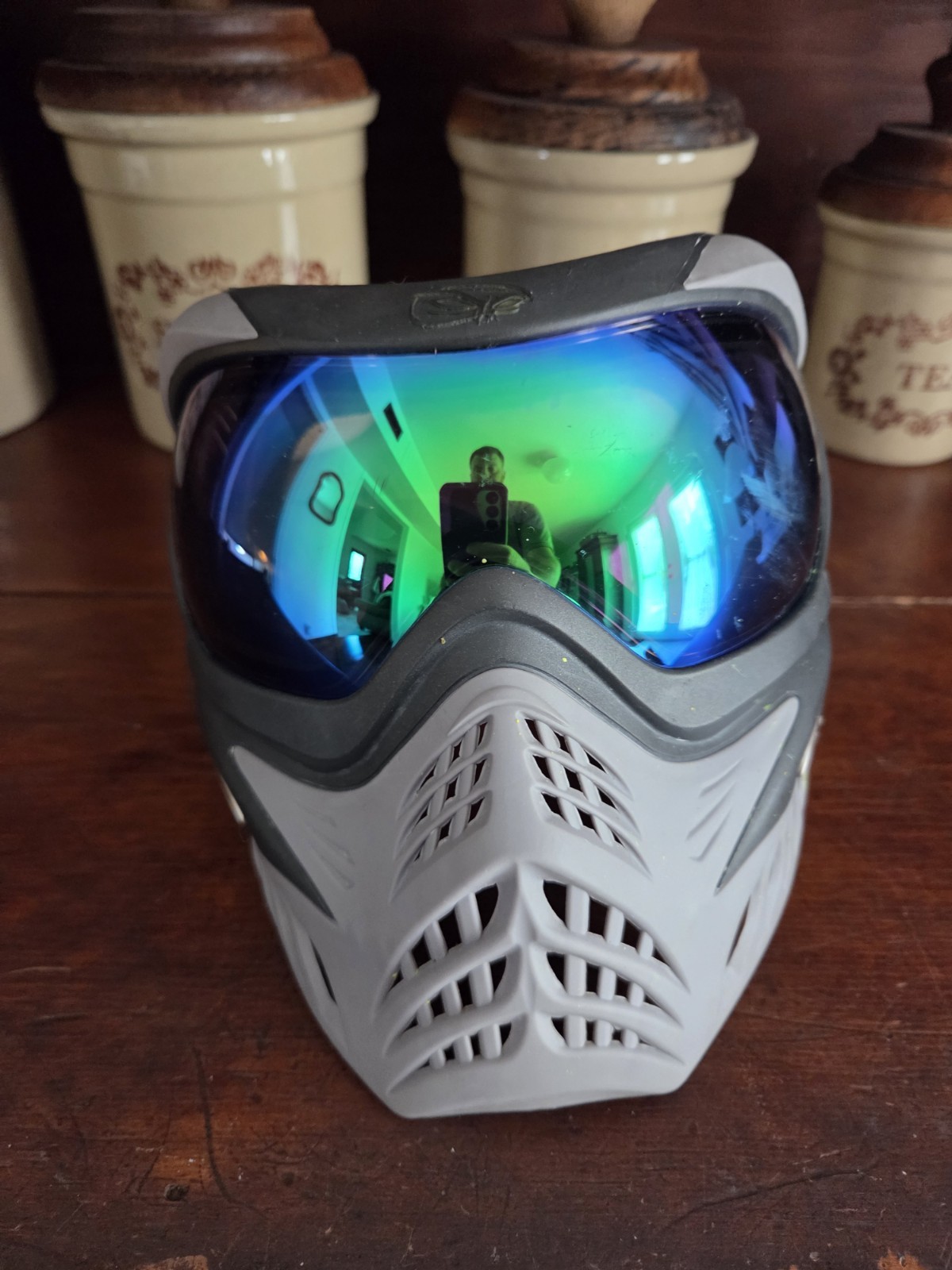 VForce Grill Paintball Mask-Grey/Black