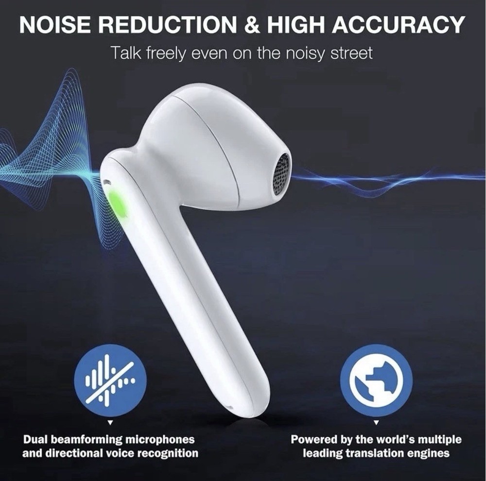 Timekettle WT2 Edge Real Time Translation Earbuds 40 Languages