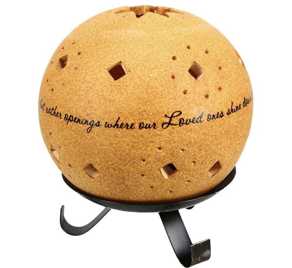 In Memory 5" Pierced Round Candle Holder