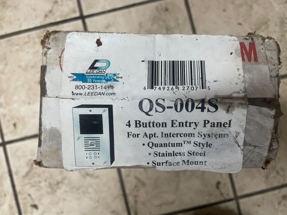 QUANTUM™ QS-004S INTERCOM APARTMENT LOBBY PANEL