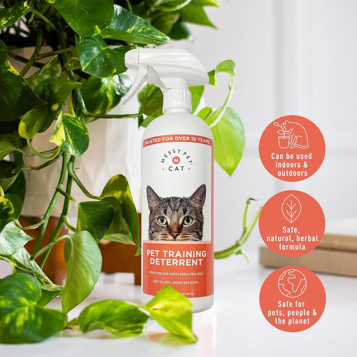 Training Deterrent Spray - Cat to Stop Unwanted 27.05 fl oz, Liquid