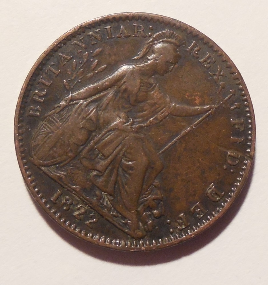 1822 Farthing Great Britain George IV