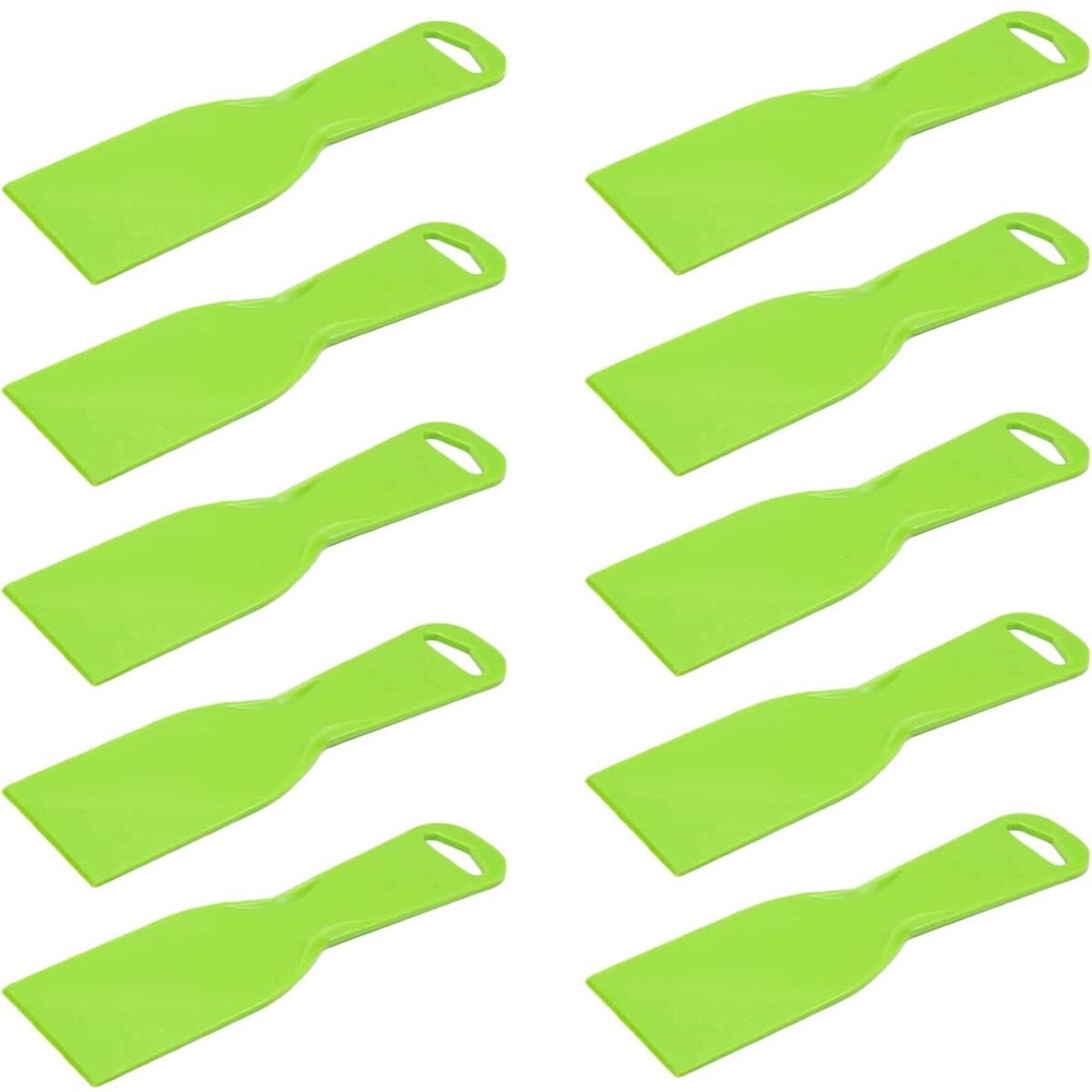 10Pcs Putty Scraper 2" Plastic Flexible Putty Knives,Disposable Spreader Flex...