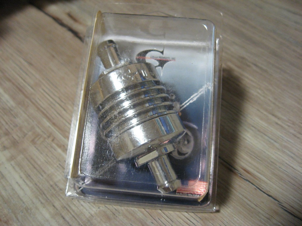 Golan Compact 3/8" Mini Fuel Filter - Chrome 60-375C